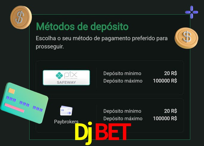 O cassino Djbet oferece uma grande variedade de métodos de pagamento